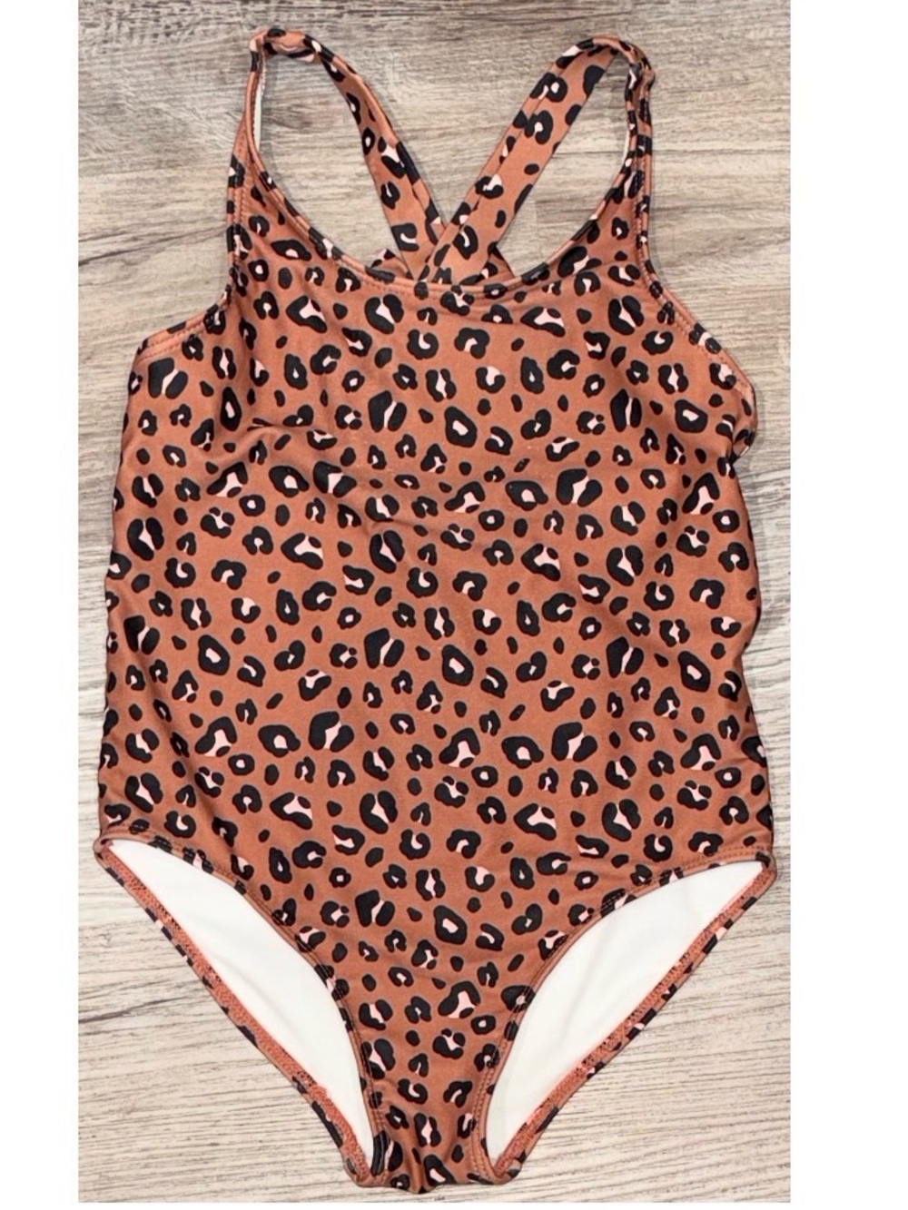Girls Carter's Leopard Print One Piece Swimsuit Size 5T